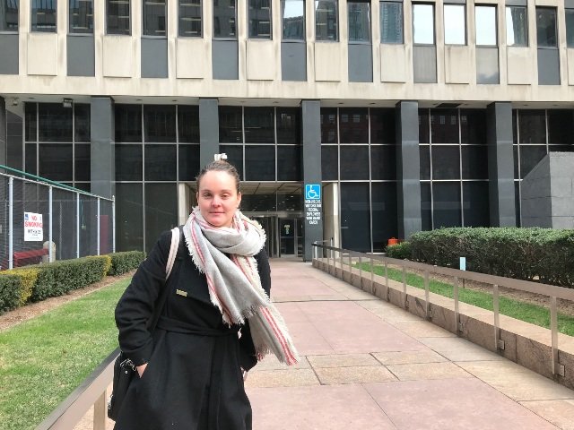 Immigration lawyer Sofia Dee, who said four clients had their trials canceled because of the shutdown and she doesn’t know when they’ll be rescheduled.