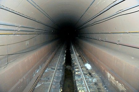The Sandy-damaged Canarsie Tube, which the L train uses.