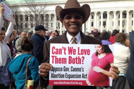 Ruben Diaz Sr. is also an outspoken advocate against pro-choice legislation.