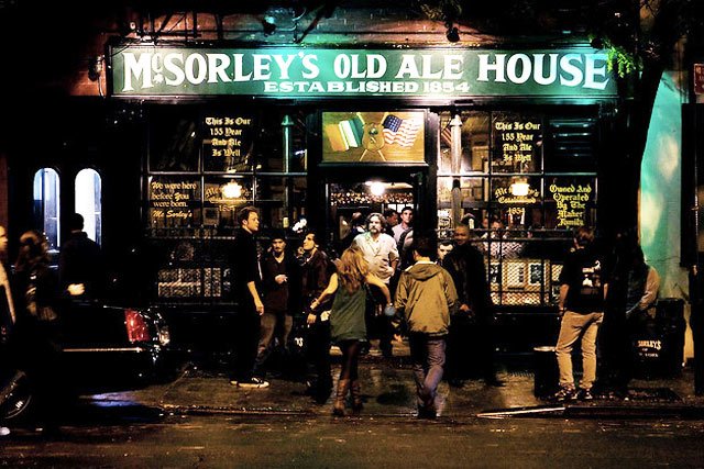 021511mcsorleys.jpg Flickr user Edward HooverMcSorley's: We know you can get bottles of the bar's famous light and dark ales in most bodegas around the city, and that other bars carry it on tap, but it just never tastes as good as it does in mugs carried to your table by the dozen. We'll still defer to the source for this brew, meant to be enjoyed under cobwebbed chandeliers and framed news clippings. Unfortunately, the beer hasn't been brewed in New York for some time (it's currently made by Pabst Brewing Co.), but we're willing to overlook that. Location, however crowded, is everything.15 East 7th Street, (212) 474-9148