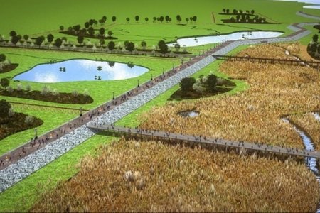 2017 rendering of Staten Island sea wall project