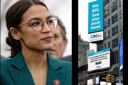 AOC seems some more wack bullshit out there in the distance.