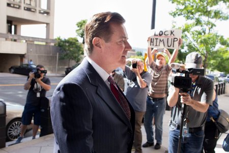 Paul Manafort heading to court last June