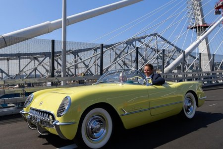 Cuomo, seen here in 2017 enjoying the new bridge he named after his dad, just gave himself a raise that will bring his salary to $250,000.