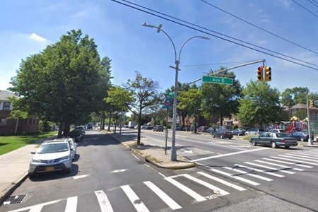 The intersection of Kings Highway and Avenue D