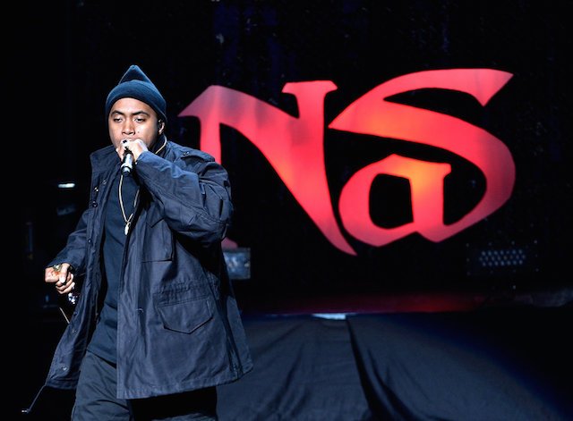 Nas performing at the 2014 Tribeca Film Festival