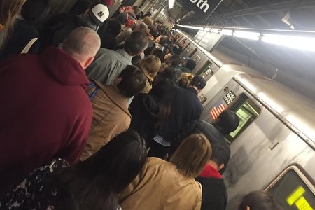 Delays and crowding are not infrequent on the R train line.