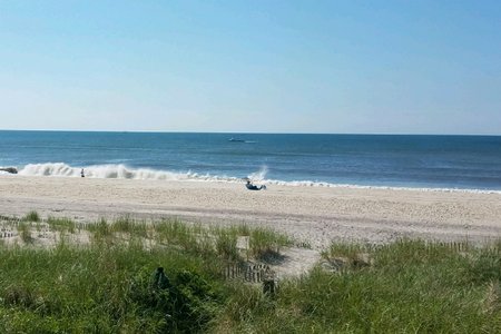 The beach at Cherry Grove, Fire Island.