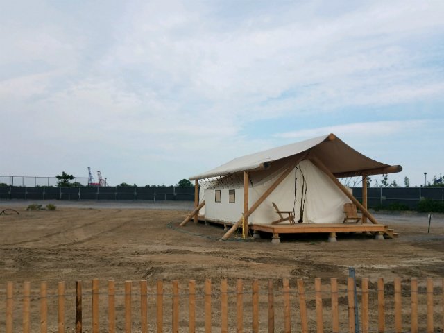 Governors Island glamping