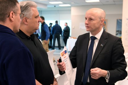 Tony Utano and Andy Byford at the 2016-2017 Medals of Excellence Ceremony