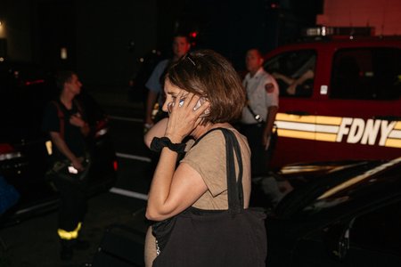 Kathleen Reilly last night outside the practice space for Despers USA