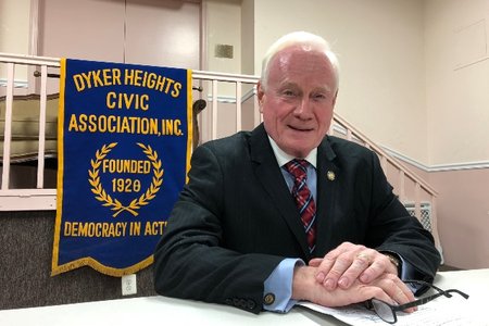Senator Marty Golden at a debate earlier this month