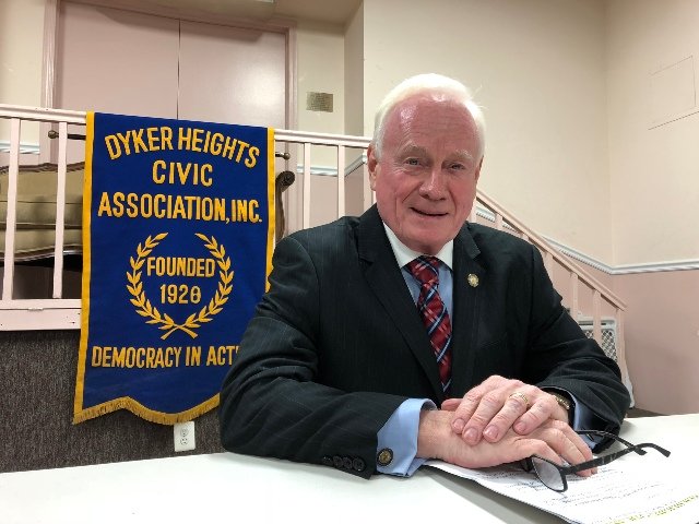 Senator Marty Golden at a debate earlier this month