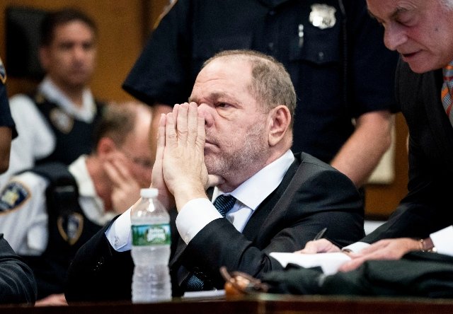 Weinstein in court today.