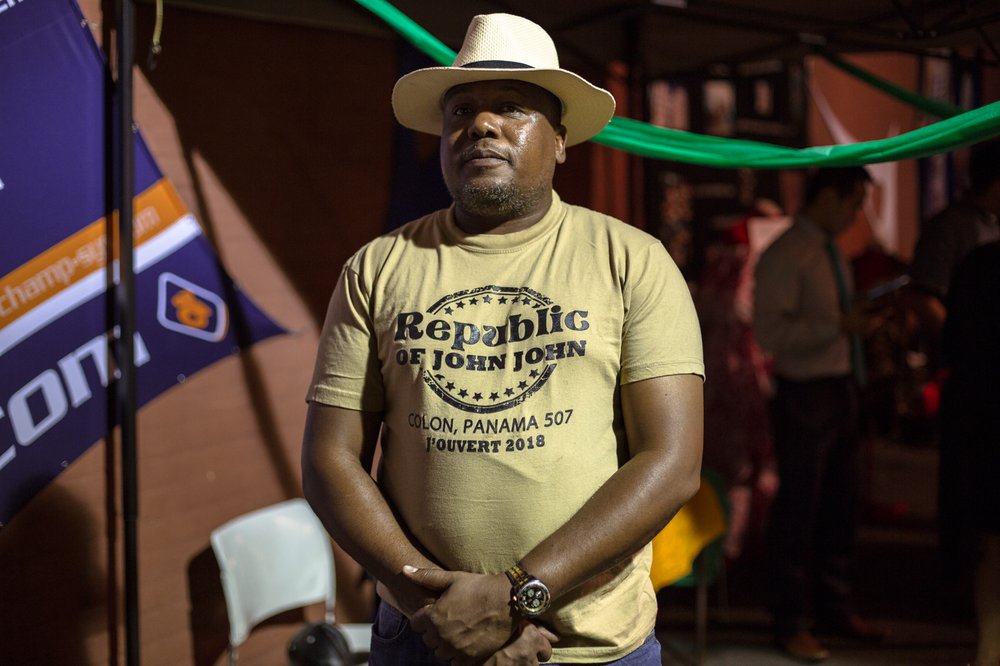 12c62bd4d082718jouverttour-4-jpg.jpeg Kendall Julien of Republic of John John Mas stands wearing a Panama hat, in keeping with his band's 2018 theme.