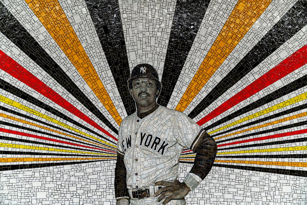 140f3dc2ddsc05955-jpg.jpeg Mr. October himself: Reggie Jackson portrait derived from a photograph by Doug McWilliams/ National Baseball Hall of Fame and Museum<br>