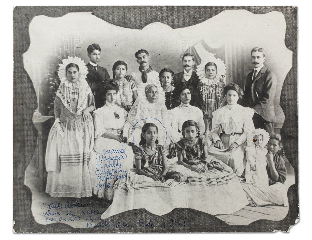 1fff77a0dmatilde-calderon025-jpg.jpeg Ricardo Ayulardo, Family of Matilde Calderón y González, 1890. Frida Kahlo & Diego Rivera Archives. Bank of Mexico, Fiduciary in the Diego Rivera and Frida Kahlo Museum Trust.