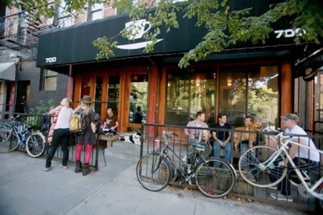 201109_ninthstreetespresso.jpg Mmmm, Ninth Street EspressoNinth Street Espresso: In ten years this little coffee group has already expanded well past its namesake street, but so what? They serve delicious coffee (and excellent iced coffees) in a jovial setting. Oh, and the free WiFi is nice for the working writer!700 East 9th Street // 212-358-9225