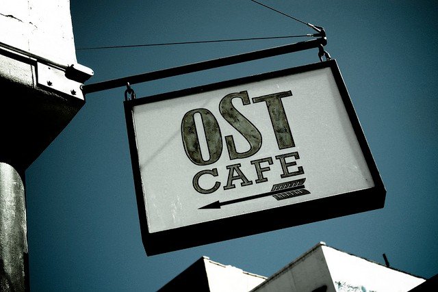 201109_ostcafe.jpg Just follow the sign (onesevernone's flickr)Ost Cafe: Over on Avenue A this coffee shop offers all the java options you are expecting in a lovely setting (big windows!) with charming service. The pastries ain't bad either!441 East 12th Street // 212-477-5600
