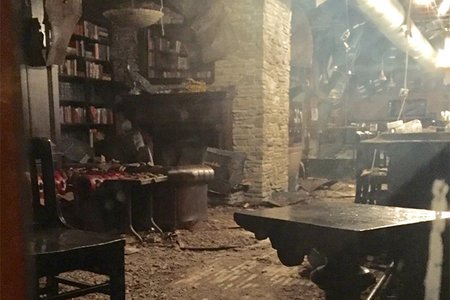 The upstairs bar was "wrecked" according to one performer