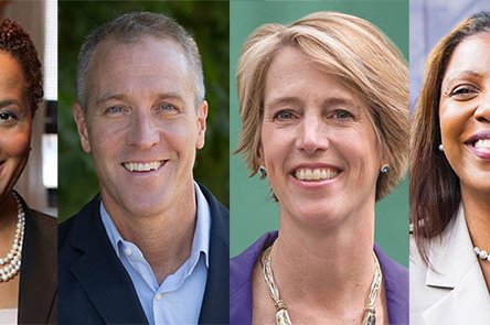 Leecia Eve, Sean Patrick Maloney, Zephyr Teachout, Letitia James