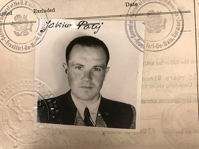 This 1949 photo provided by the U.S. Department of Justice shows a U.S. visa photo of Jakiw Palij, a former Nazi concentration camp guard who had been living in the Queens borough of New York.