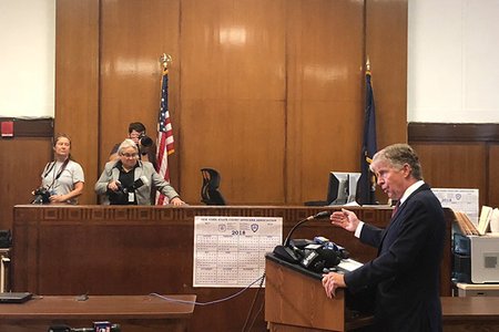 Manhattan D.A. Vance in court on Wednesday