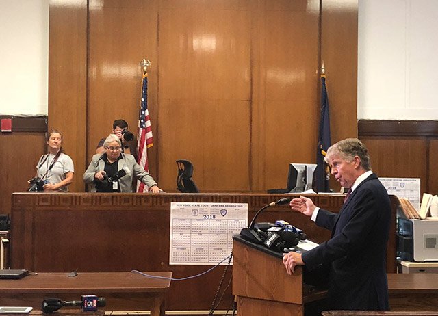 Manhattan D.A. Vance in court on Wednesday