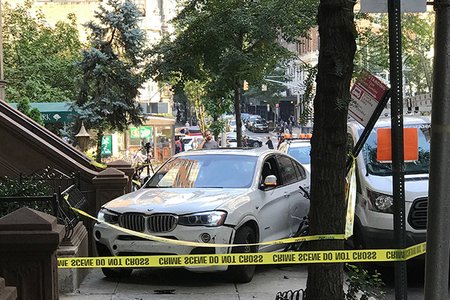 The suspect's vehicle