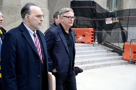 Alec Baldwin at court on January 23, 2019