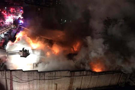 FDNY at 376 Vernon Avenue, Brooklyn