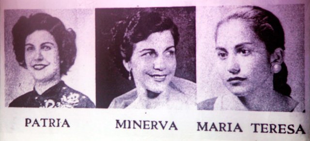 The three Mirabal sisters, Patria, Minerva, and María Teresa. Photo by Alvaro Diaz and Adony Flores.