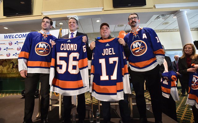 Governor Andrew M. Cuomo, joined from left: