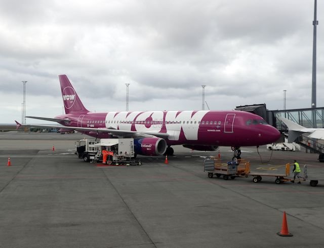 Wow Air, pictured during better days at Keflavik international airport.