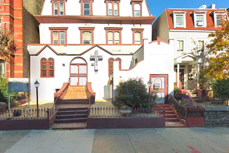 Macedonia Church of Christ, located at 289 Quincy Street, where the meeting took place last night