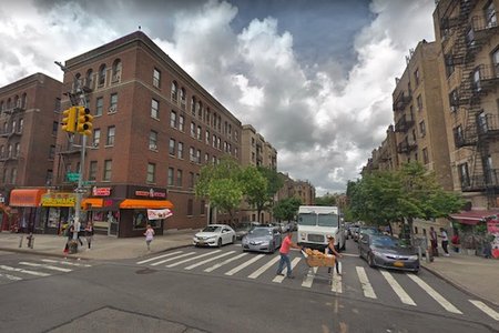 The intersection of Saint Nicholas Avenue and West 190th Street, where the collision Tuesday morning happened.