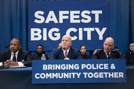 Police Commissioner James O'Neill in Queens on Monday, October 22, 2018.
