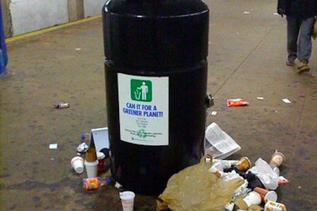 A sturdy trash bin like this can now be all yours.