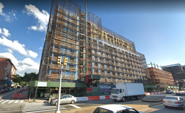 Construction at 535 4th Avenue last summer.