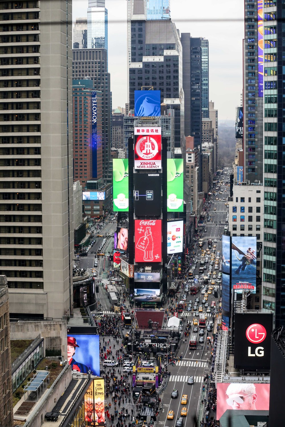 The view from One Times Square (William Volcov/Shutterstock)