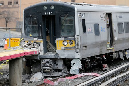 Crews at Westbury on February 27, 2019<br>