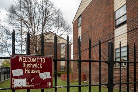 The Bushwick II houses at Central Avenue and Woodbine Street in Bushwick could be included in a NYCHA privatization plan