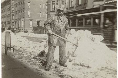 Snow removal, 1896.