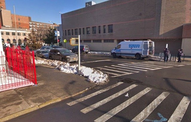 The intersection of Bushwick Avenue and Maujer Street
