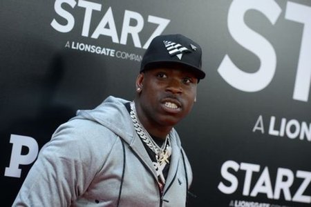 Rapper Casanova at a premiere for the TV show 'Power'