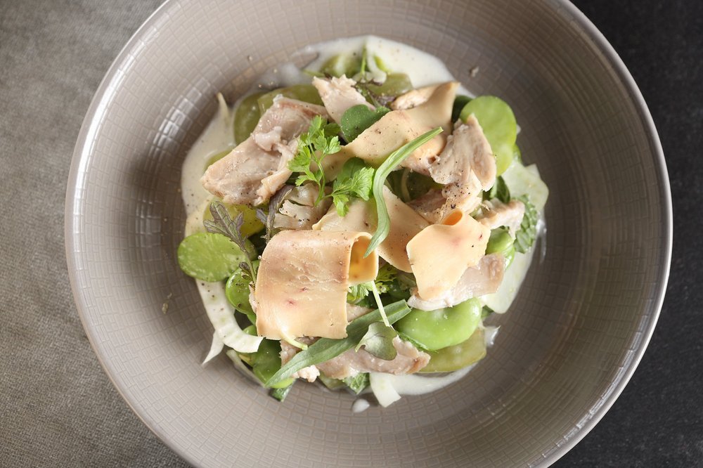 cbe83e44a.jpeg Rabbit, Fava & Grape Salad