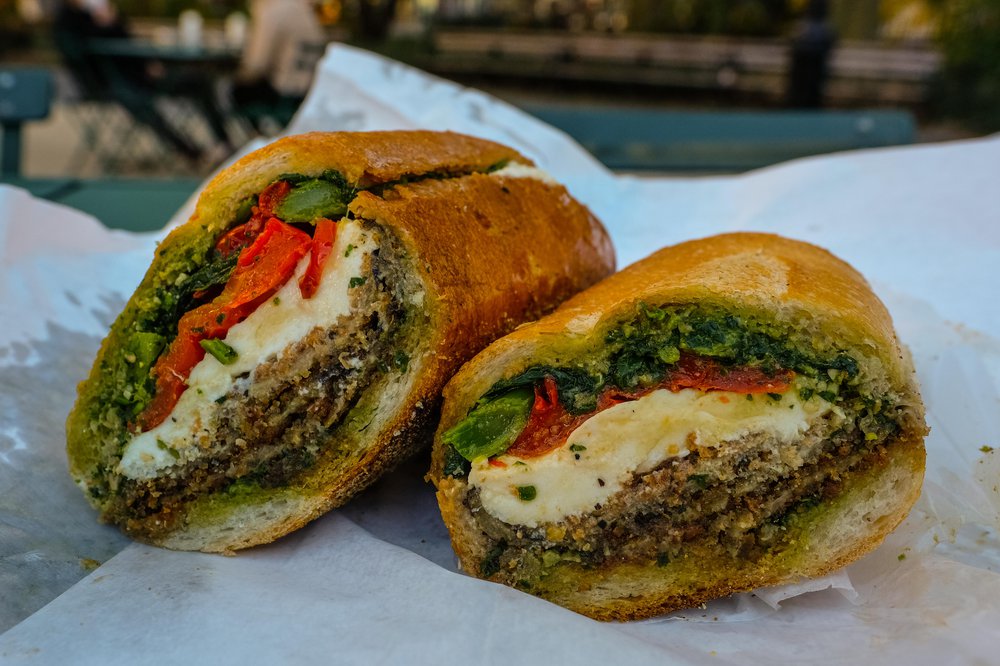 Cutlets Sandwich Co. Eggplant Cutlet Number Eight ($13.50)