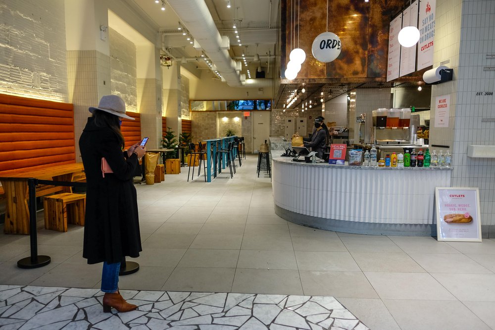 Cutlets Sandwich Co. interior