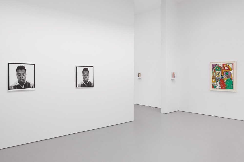 db312e8a1hiltonbaldwindz19show2019_install_8-jpg.jpeg Photographs by Richard Avedon and Beauford Delaney's "Rehearsal" (1952)<br>(Courtesy of David Zwirner)
