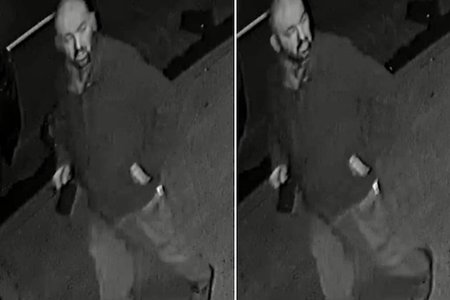 The man suspected of breaking into a woman's apartment and waking her up with unasked-for face licks.